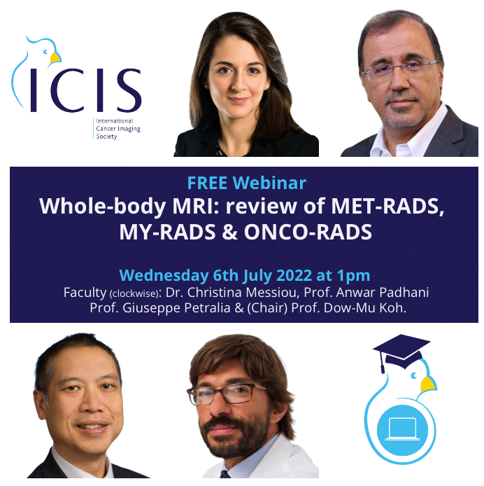 Whole-body MRI: review of MET-RADS, MY-RADS and ONCO-RADS